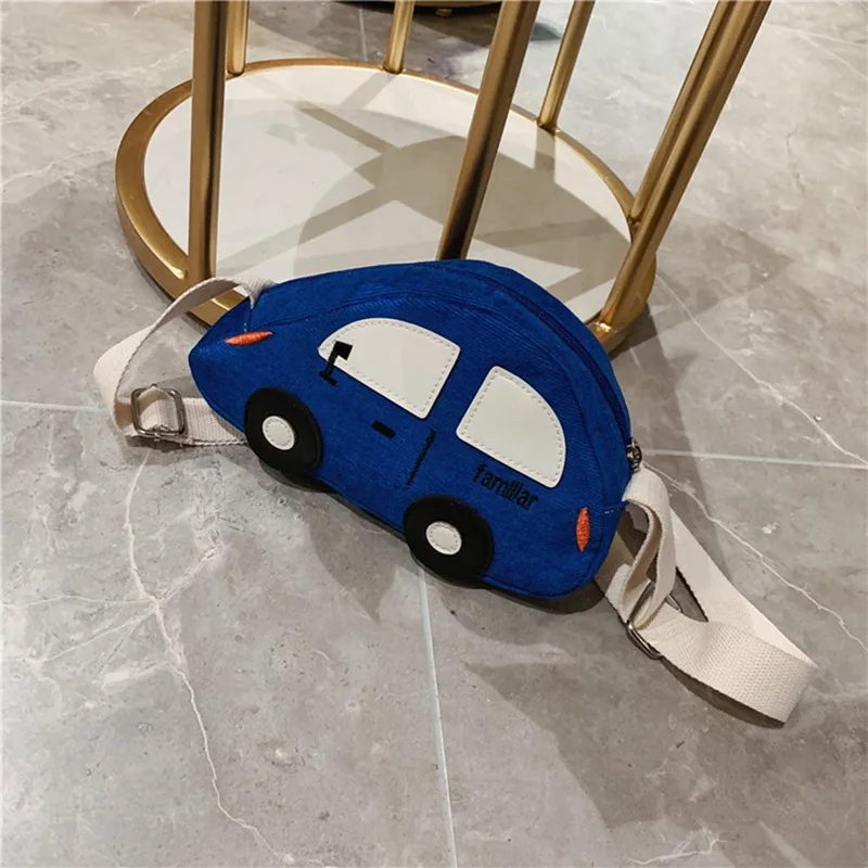 Новинка, школьные сумки с 3D машинкой, Диагональная Сумка через плечо, рюкзак для детей, мультяшная детская сумка, рюкзак для мальчиков, детский рюкзак для девочек - Цвет: blue