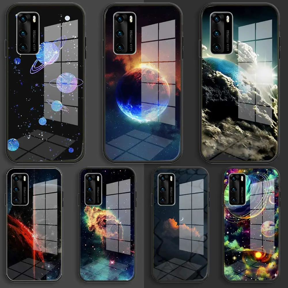 Мягкий стеклянный чехол для Samsung S20 S11 S10 S9 S8 Plus lite 10e fe прозрачный из ТПУ с черной