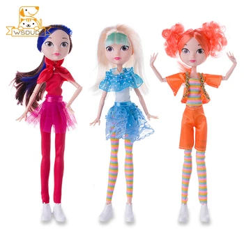 

Fantasy Girls Patrol Team Dolls Helena Valery Mary Snowy BJD Ball Jointed Body Cute Baby Toys Russian Cartoon For Children Gifts
