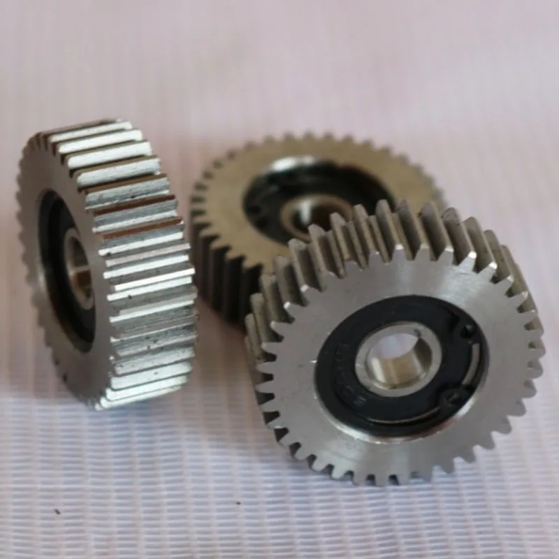 Motor Gear Transmission Gear Electric Bike Gear 3 Pieces Gear Diameter 38 Mm 36 Tooth steel gear Thickness 12 Mm Electric Vehicle Steel Gear gee Pressure Angle