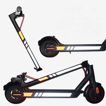 

High Quality Reflective Styling Stickers For Xiaomi Mijia M365 Electric Scooter Skateboard Warning Strip sticker Accessories