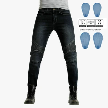 

Black Motorcycle Pants Men Motocross Pantalon Motorbike Biker Touring Riding Cargo Pants Trousers Racing Jeans Moto Pants