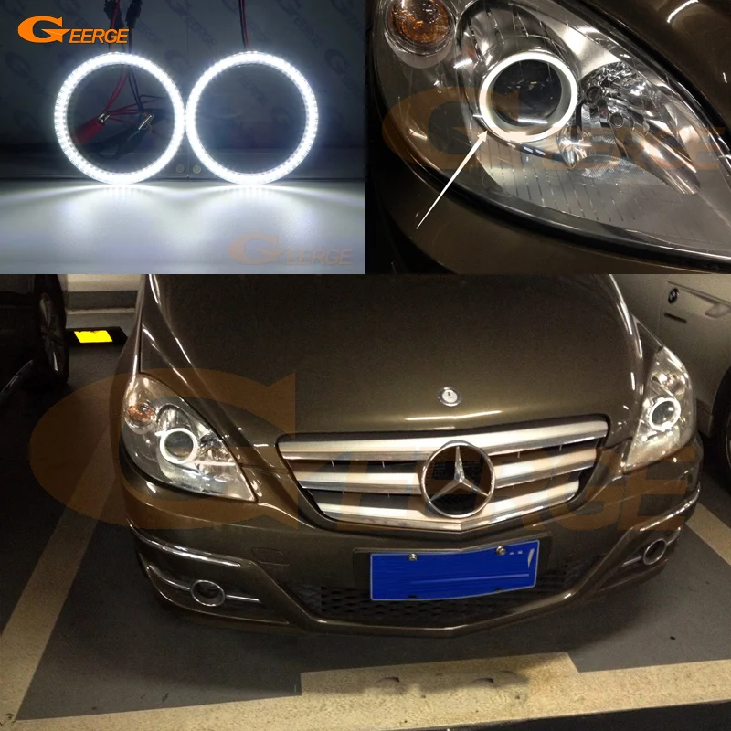 

For Mercedes-Benz T245 B160 B180 B170 B200 Excellent led Angel Eyes Ultrabright illumination smd led Angel Eyes Halo Ring kit