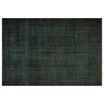

Handmade Black Vintage Overdyed Turkish Area Rug 175x258 Cm-5'9''X8'6''