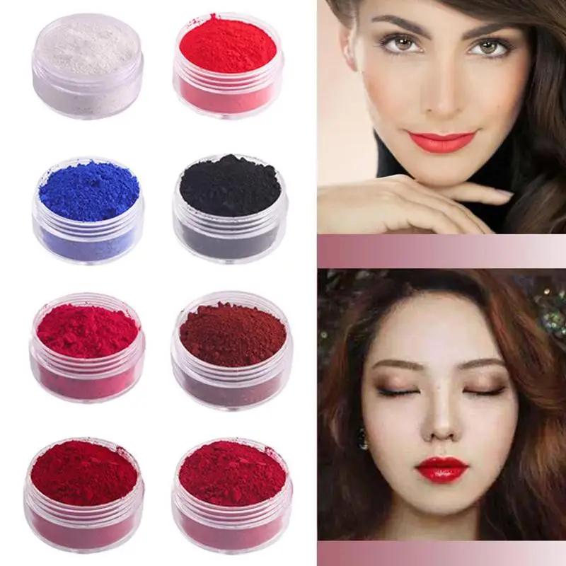 Colorful DIY Lip Gloss Powder Material 1g Lipstick Lipgloss For DIY Pigment Make Pigment Makeup Powder Tools Powder Comesti C5P7