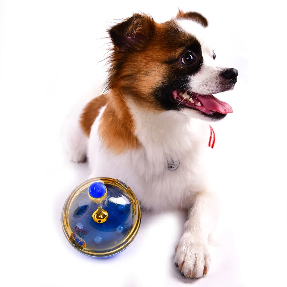 Pet Feeding Ball Cat Dog Toys yellow (8)