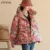 Oversize Winter Jacket Women Clothes Print Duck Down Coat Female Fashion Style zipper Short Hooded Outerwear Parkas Mujer