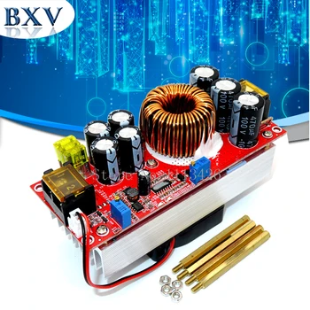 

DC-DC 1500W 30A Voltage Step Up Converter Boost CC CV Power Supply Module Constant Current Module With Fan 10-60V to 12-90V BXV