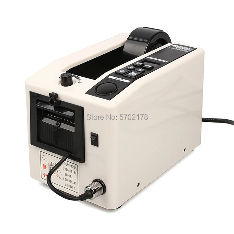 M-1000S 18W 자동 테이프 디스펜서 전기 접착 테이프 커터 절단기 5-999mm 고온 벨트 커터