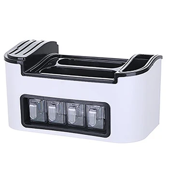 

Kitchen Storage Shelf Household Seasoning Box Multifunctional Cutter Seasoning Bottle Storage Shelf Desktop Storage
