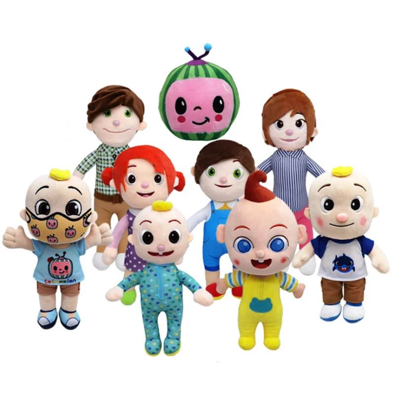 Cocomelon JJ's Family Educational Plush Stuffed Doll Toys Kids Xmas Gifts HOT 