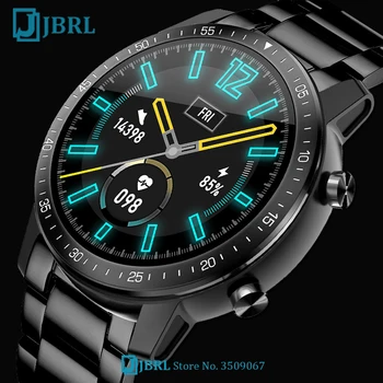

Stainless Steel Smartwatch Men Sport Fitness Tracker Wrist Watch For Android IOS Bluetooth Electronic Clock Smart Watch Men Hour