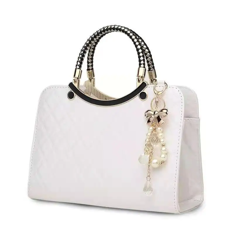 Luxury Handbag For Women PU Leather Handle Bag Elegant Pearl Tassel Tote Fashion High Quality Shoulder Bag Lady Purse| | - AliExpress