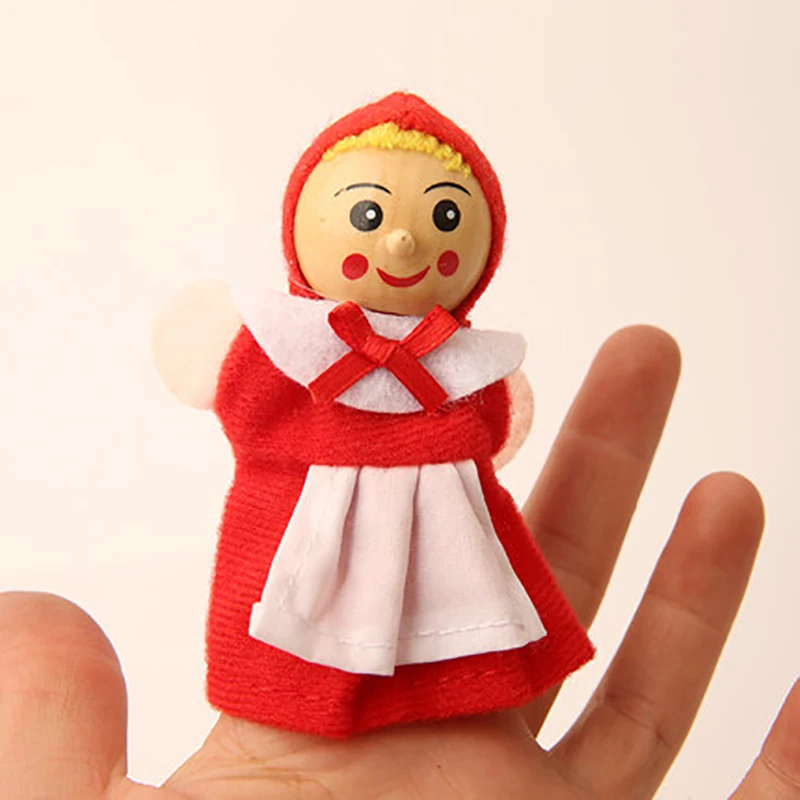 Пальчиковый кинотеатр кукла пальчиковая плюшевая игрушка Детская