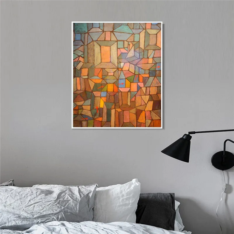 

Classic Abstract Style Modern Decoration Art Canvas Print Painting Poster Wall Pictures For Living Room Home Decor By Paul Klee