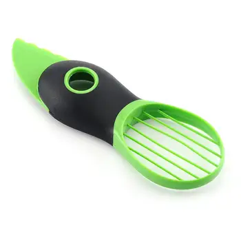 

GloryStar Stainless Steel Avocado Slicer Multifunctional Fruit Cutter 3-in-1 Avocado Scraper