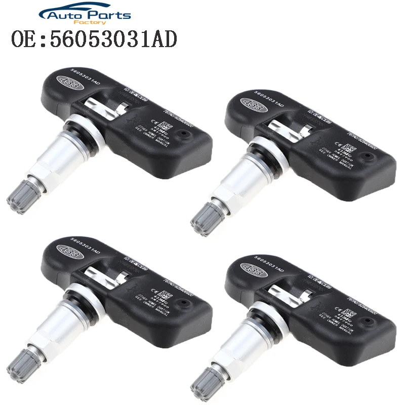 4 шт. новый высококачественный датчик контроля давления в шинах TPMS для Chrysler Dodge