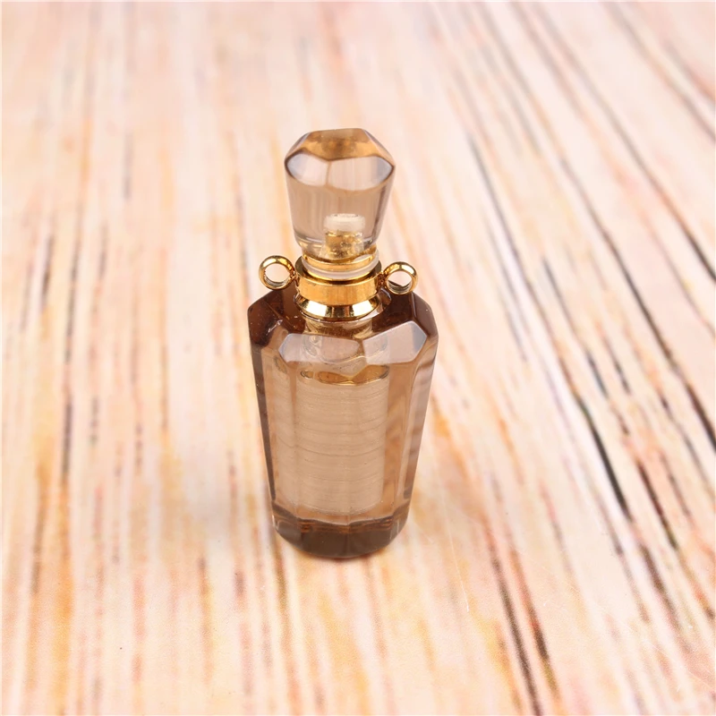 Mini Perfume Bottle Citrine 3ML Portable Travel Cosmetic Container Perfume Bottle Cosmetic Container