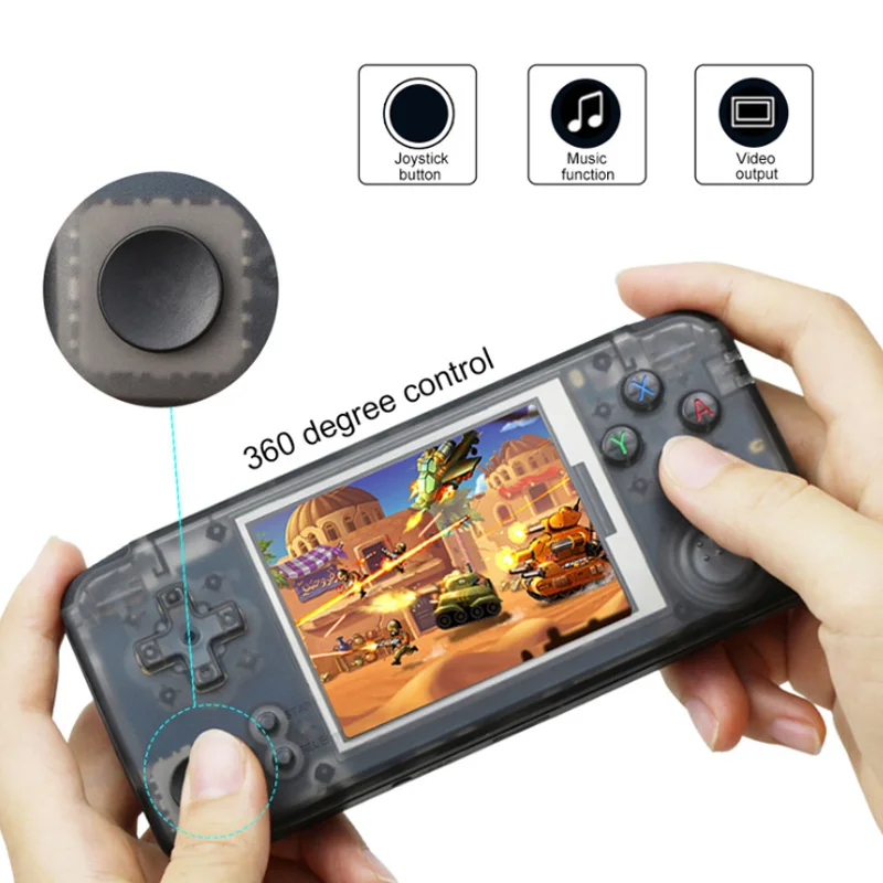 16GB RETROGAME Plus портативная игровая консоль 64bit 3,0 дюймов lcd Встроенная 3000 игры портативная игровая консоль