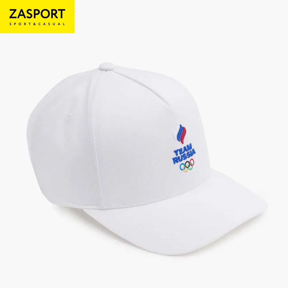 Бейсболка Team Russia OUA218-001/001 с олимпийской символикой, цвета- синий/белый