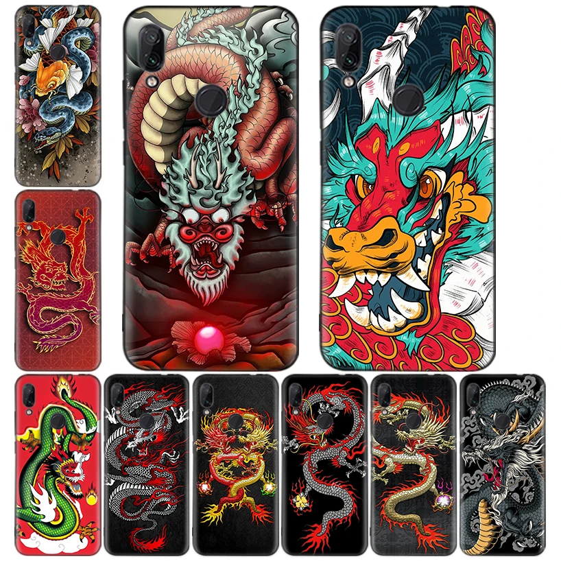 Модный Роскошный чехол с милым драконом из Китая для Xiaomi Mi 11 Lite Poco X3 NFC Pro Note 10 F1 9 8 10S