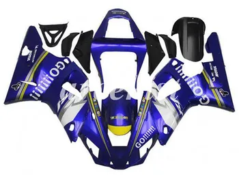 

New ABS Motorcycle bike Full Fairings Kit Fit For YAMAHA YZF-R1 2000 2001 00 01 R1 bodywork set Custom Blue Black