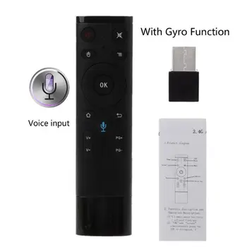 

Q5 Voice Control Gyro Air Mouse With Gyro Sensing Mic 2.4GHz Remote Control For Smart TV android Box
