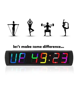 Best Big Digital Wall Clock Gym Crossfit Interval Training Timer Boxing Clock Fitness Workout Race Game Timing Timer