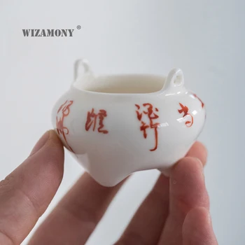 

WIZAMONY Censer Loutus Different size Home Decoration Ceramic Celadon Burner