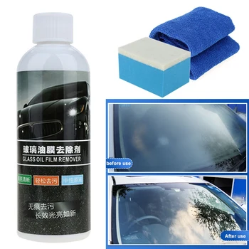 

Universal Glass Decontamination Oil Film Net Coating Liquid Practical Oil Film Cleaner for Sponge Care Auto