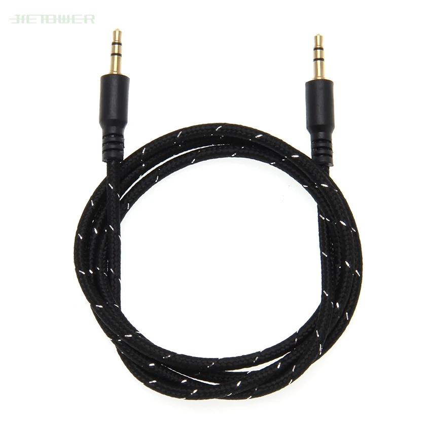 3 5mm Jack Audio Cable Gold Plated Jack 3 5 Mm Male To Male Aux Cable for IPhone Car Headphone Speaker 50pcs lot