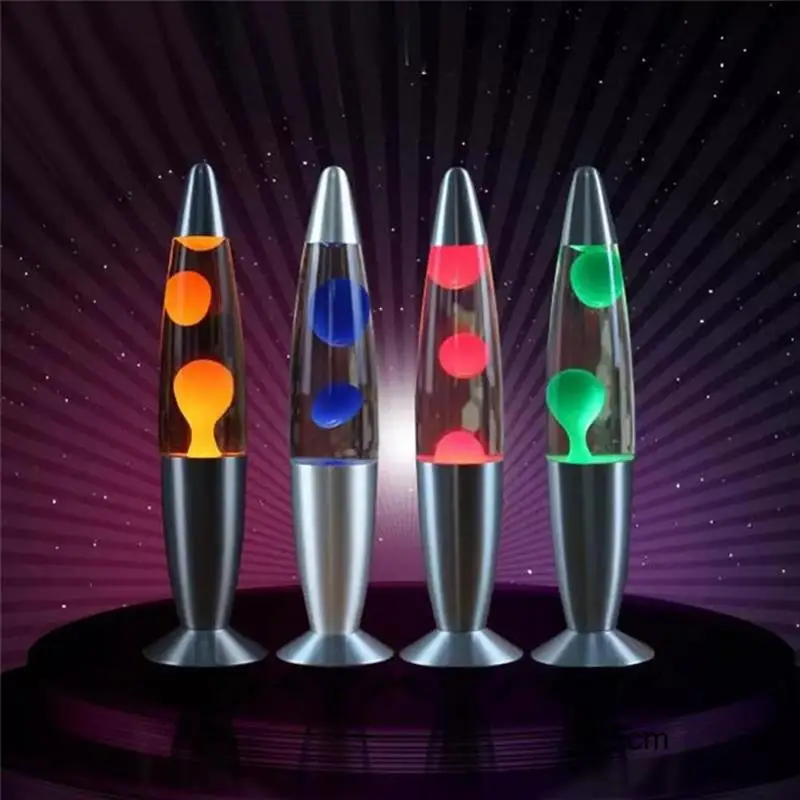 

Volcanic Lava Lamp Creative Decoration Jellyfish Lamps Aluminum Alloy 25W Bedroom Decorative Bedside Night Light