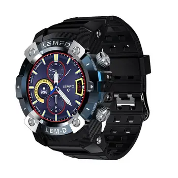 

LEMFO LEMD TWS Bluetooth Earphone Smart Watch 360*360 HD Screen Sport Smart Watch Men For Android IOS