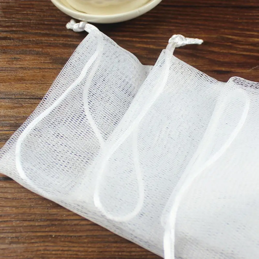 1 pc Soap Bag Foam Mesh Soaped Glove for Foaming Cleaning Bath Soap Net Bathroom Cleaning Gloves Mesh Bath Sponges