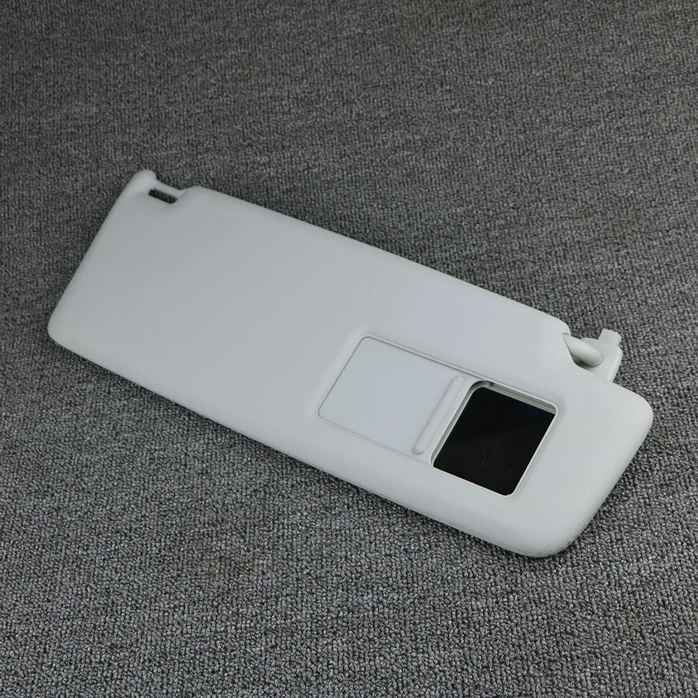 

5N0857552 5ND857552 Gray Front Sun Visor Panel With Makeup Mirror For VW Tiguan 2009 2010 2011 2012 2013 2014 2015 5ND 857 552
