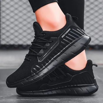 

Men's trainers Luxury running Shoes High quality hollow mesh large size sports tide shoes ultra light elastic sports men's shoes