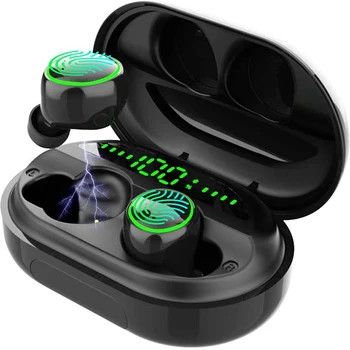 

TWS Wireless Bluetooth Earphone Hifi Stereo In Ear Earbuds IPX7 Waterproof Headphones With 3500mAh Power Bank For Smartphone