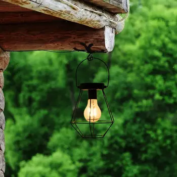 

Outdoor Solar Power LED Hanging Lamp Waterproof Garden Decorative Night Light Soft Light Effect Not Dazzling Non Fading
