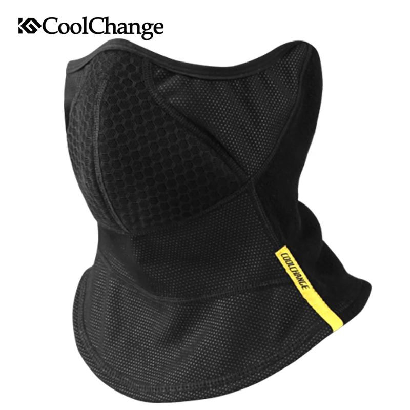 CoolChange Bicycle Winter Outdoor Sports Wind Cycling Face Mask Elastic Neck Warm Snowboard Bike Face Half Mask Scarf Men Women