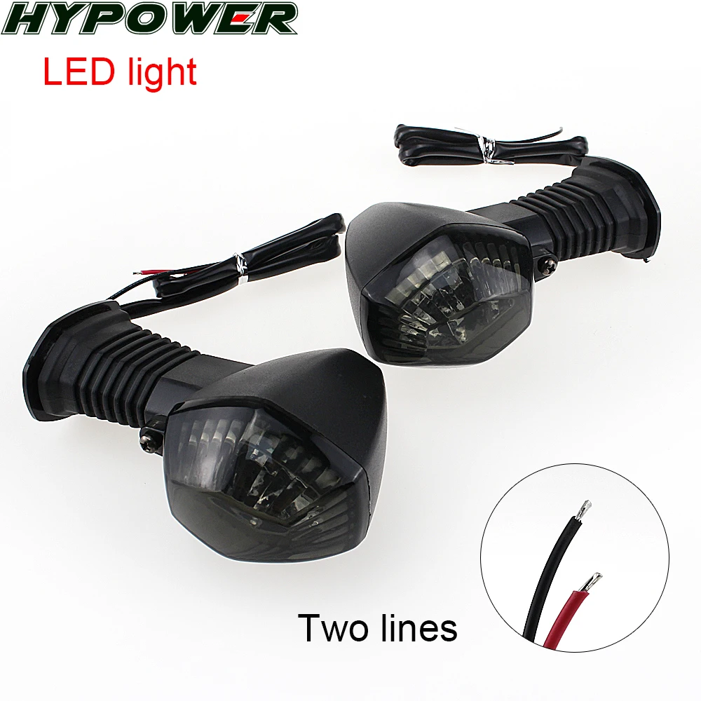 Black LED Для Suzuki GSF 600/650/1200/1250 N/S Bandit GSF1250SA DL 1000 DL 650 V-Strom мотоцикл указатель поворота светильник светодиодный индикатор - Цвет: Black LED