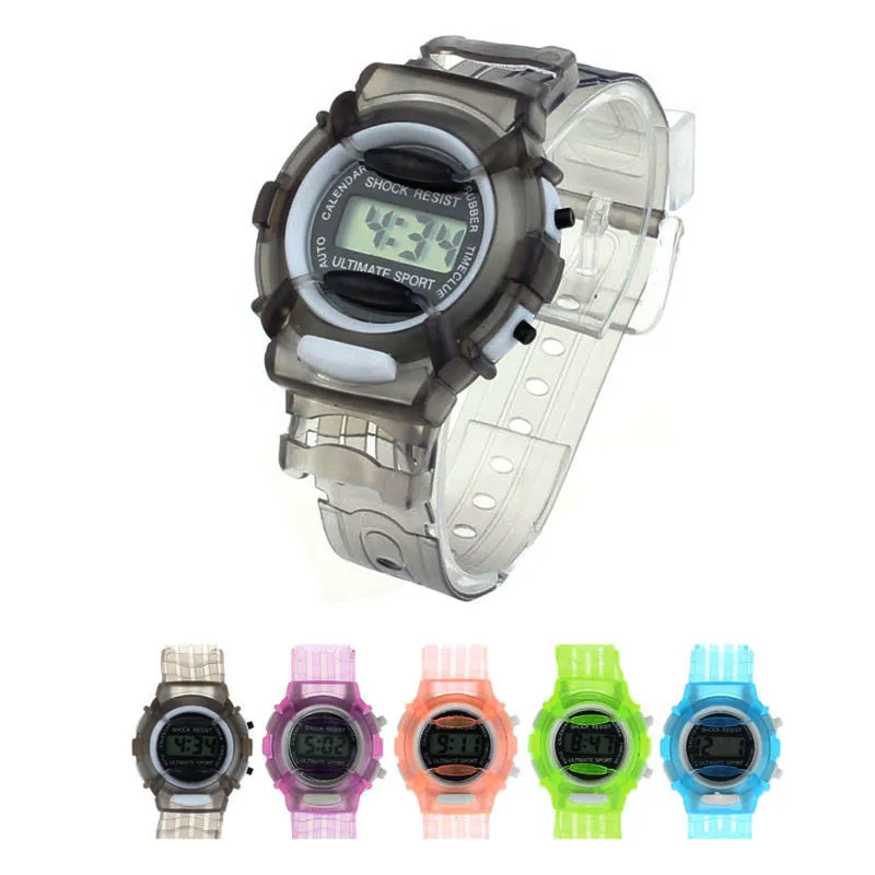 Детские часы модные reloj для мальчиков и девочек Детские студенческие водонепроницаемые цифровые наручные повседневные спортивные часы Новые прямые поставки#9350