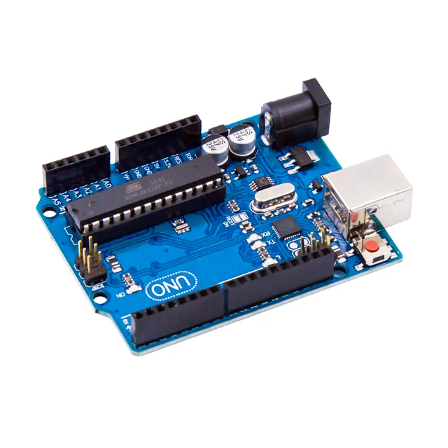 Tarjeta de microcontrolador electrónico Compatible con Uno R3 ATmega328P para Arduino Robotics y proyectos de bricolaje Tarjeta de microcontrolador electrónico Compatible con Uno R3 ATmega328P para Arduino Robotics y proyectos de bricolaje