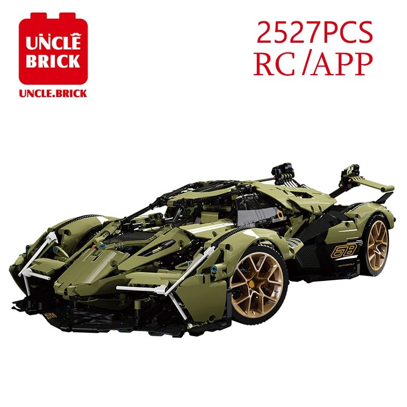 Технический Конструктор серии V12 Concept конструктор суперкар модель игрушки с