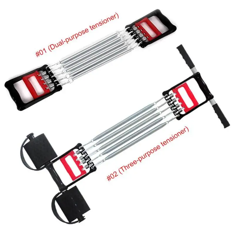 Chest Expander Spring Men Tension Puller Fitness Stainless Steel Muscles Exercise Resistance Bands