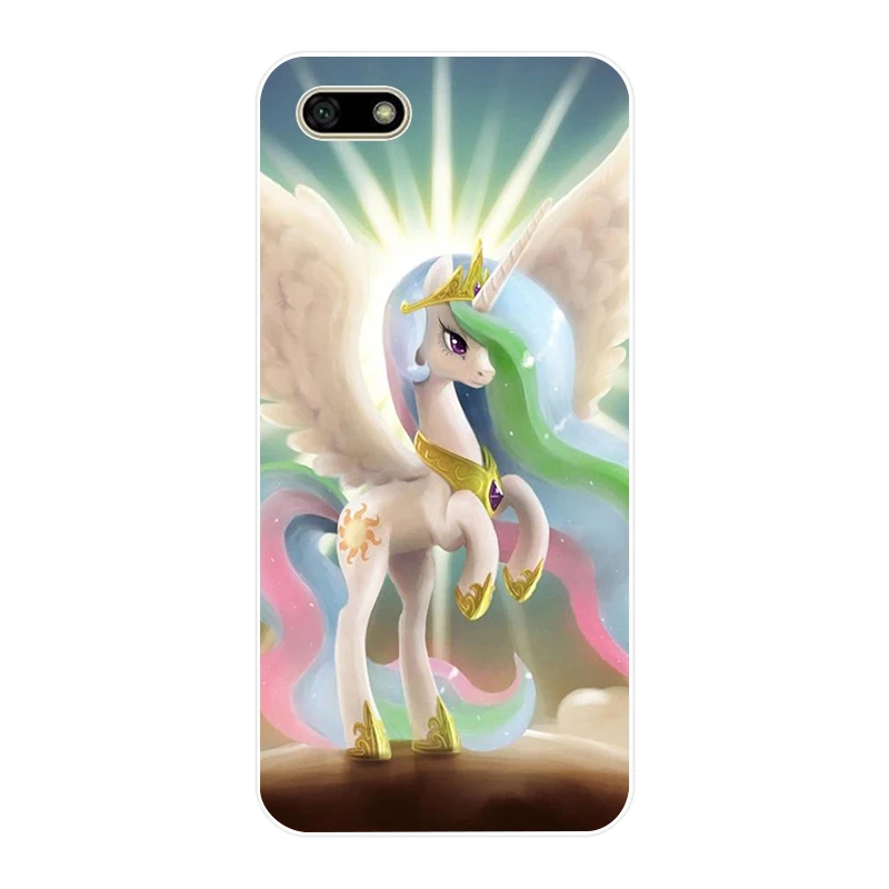 Мягкий силиконовый чехол из ТПУ для huawei Honor 7a 5 45 pro 7 дюйма 230FG с рисунком My Little Pony