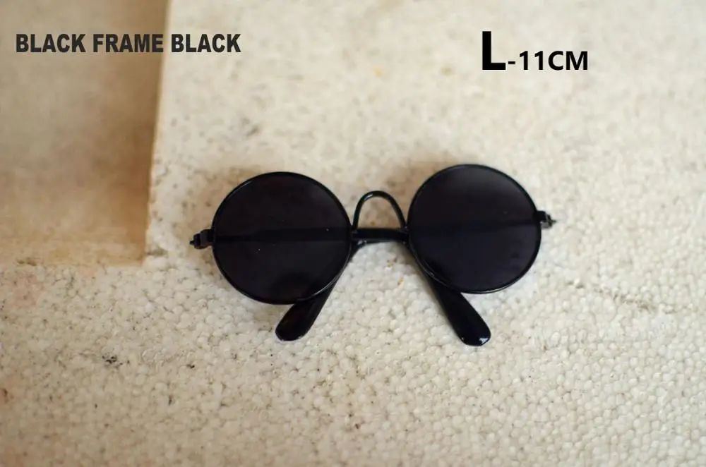 Black-L Кошачьи солнцезащитные очки, солнечные очки для домашних животных, маленькие крутые очки для кошек, летние очки для собак, Аксессуары для кошек - Цвет: Black-L