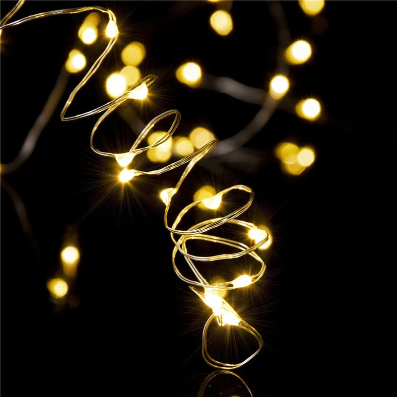 globe string lights 8 mode 5M 10M 20M 3*AA Battery Waterproof Outdoor Home holiday String lights for Christmas Festival Party Fairy Colorful Xmas battery fairy lights