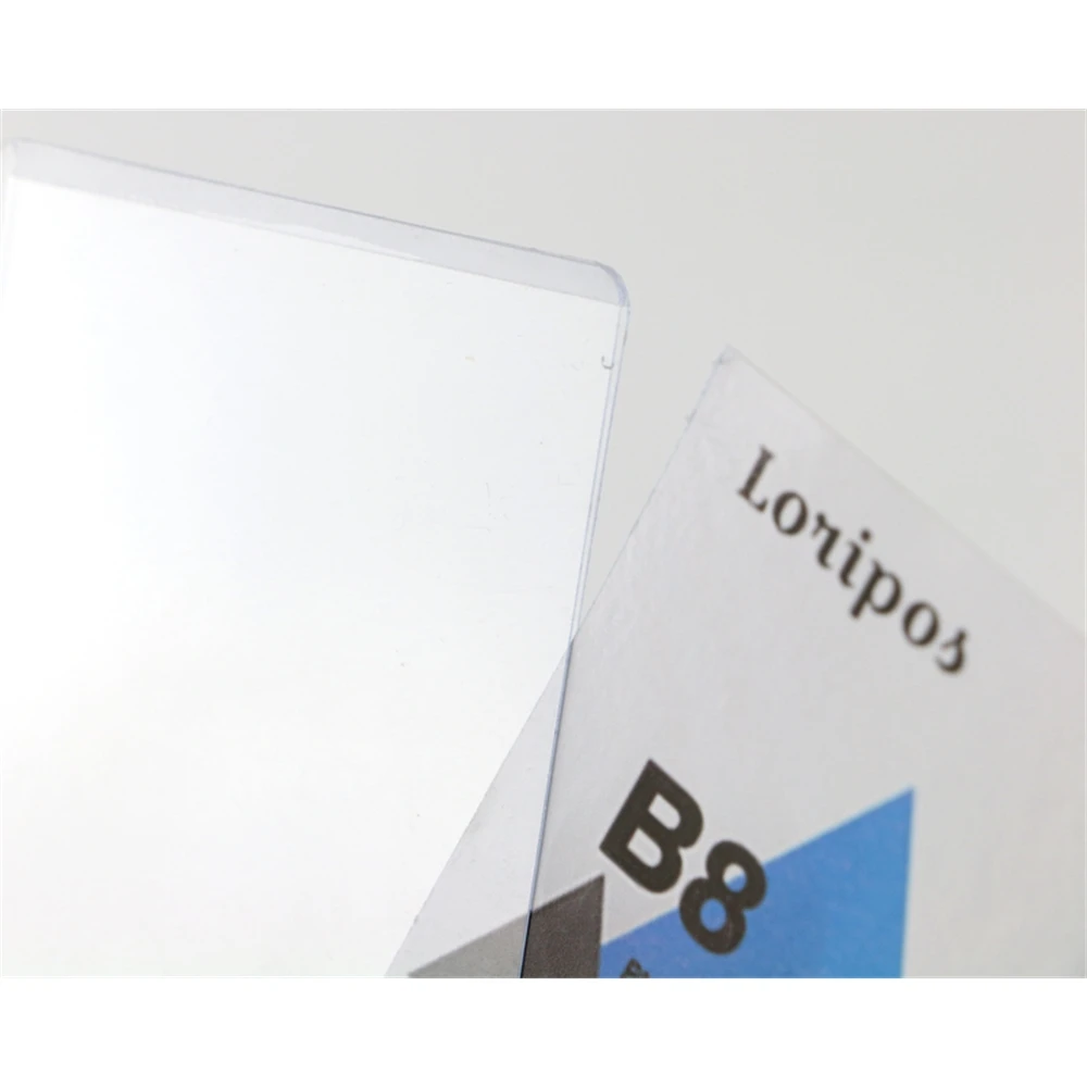 Plastic Sleeve A6 A5 A4 Pvc Frame License Holder Protective Document File Folders Price Tag Card Sign Display Case