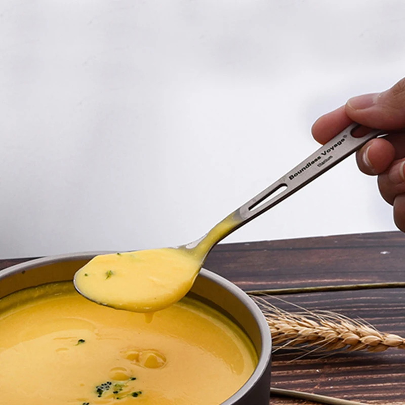무한 항해 티타늄 식기 여행 Flatware 티타늄 나이프 포크 스푼 젓가락 밀짚 야외 캠핑 피크닉 칼 붙이