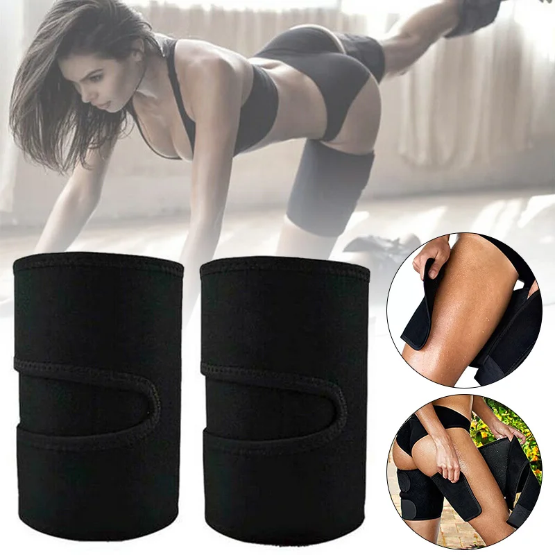 

Newly Thigh Shaper Strap Burn Fat Slimming Leg Belt Warmer for Sports Fitness Training BFE88